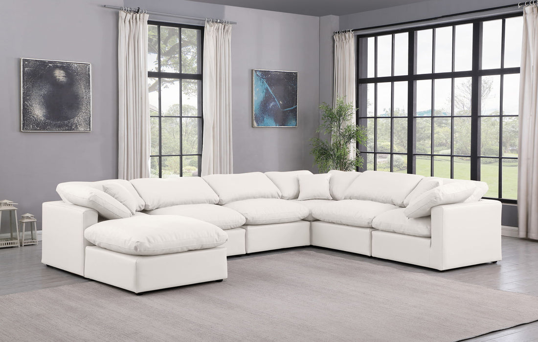 Indulge - Faux Leather 7 Piece Modular Sectional - Simple Home Plus
