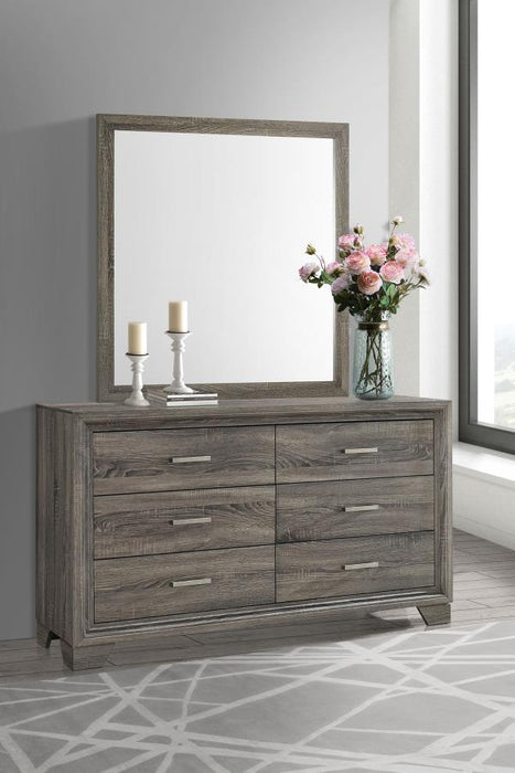 Wright - 6-Drawer Dresser Cabinet - Simple Home Plus