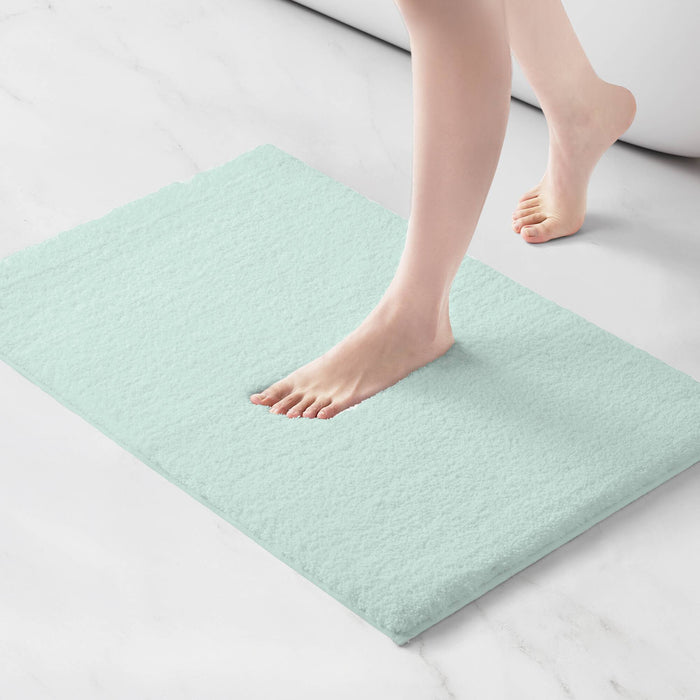 Marshmallow - 24" x 40" Bath Rug - Seafoam - Simple Home Plus