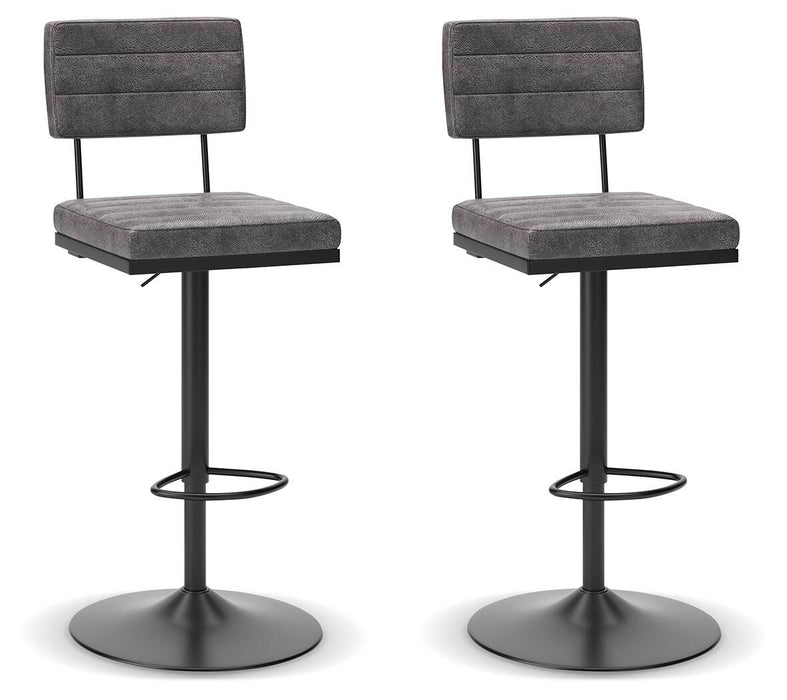 Strumford - Tall Swivel Barstool (Set of 2) - Simple Home Plus