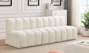 Arc - Velvet 3 Seats Modular Sofa - Simple Home Plus