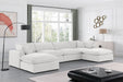 Comfy - 6 Piece Velvet Modular Double Chaise Sectional - Simple Home Plus