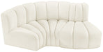 Arc - Velvet 3 Piece Modular L-Shaped Sofa - Simple Home Plus