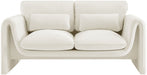 Sloan - Velvet Loveseat - Simple Home Plus