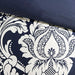 Vienna - King 6 Piece Printed Duvet Cover Set - Indigo - Simple Home Plus