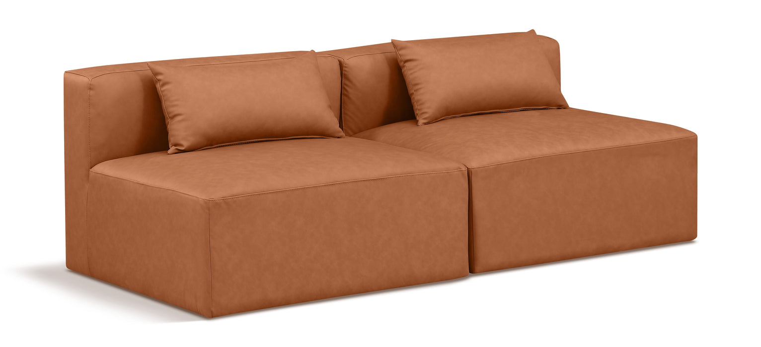 Cube - Modular 2 Seat Armless Sofa - Simple Home Plus