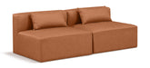Cube - Modular 2 Seat Armless Sofa - Simple Home Plus