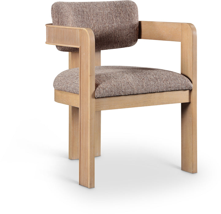 Sacha - Linen Dining Chair With Natural Base (Set of 2) - Simple Home Plus