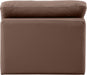 Indulge - Faux Leather Armless Chair - Simple Home Plus