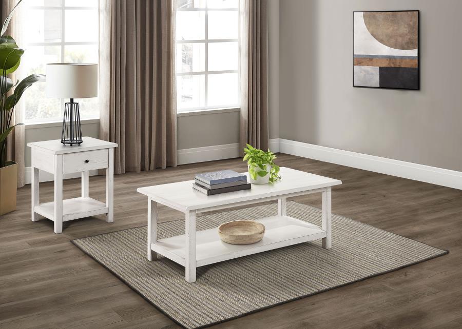 Payne - Coffee And 1-Drawer End Table Set - Simple Home Plus