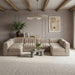 Rummi - Armless Velvet Performance Fabric Upholstered 6 Piece Modular Sectional - Simple Home Plus