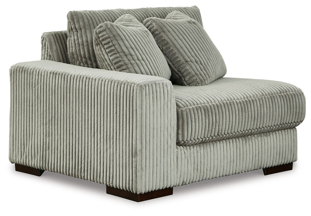 Lindyn - LAF Corner Chair - Fog - Simple Home Plus