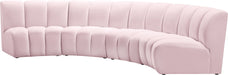Infinity - 4 Piece Velvet Modular Sectional - Simple Home Plus