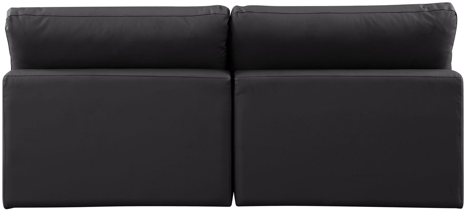 Comfy - Faux Leather Modular Armless Sofa 2 Seats - Simple Home Plus