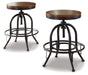 Valebeck - Swivel Barstool (Set of 2) - Simple Home Plus