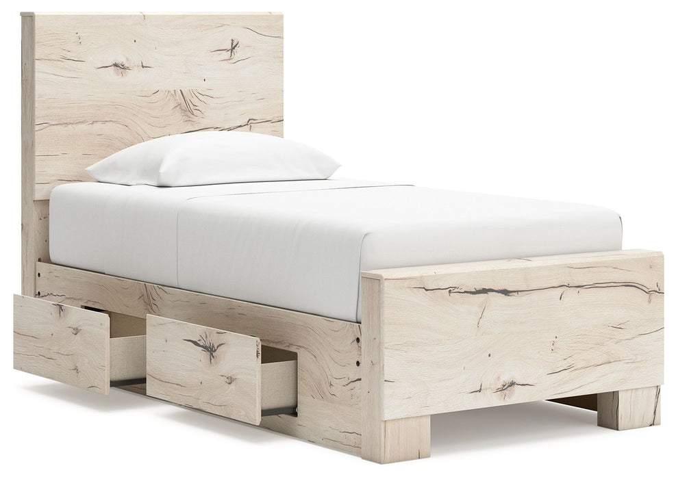 Lawroy - Panel Bed With Storage - Simple Home Plus