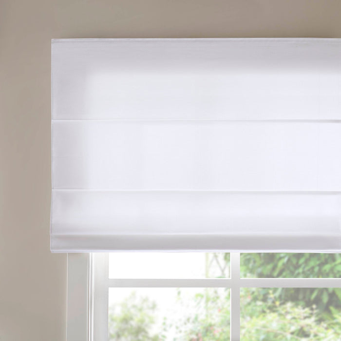 Galen Matte - 35x64" Cordless Roman Blind Galen Matte Fabric - Matte White - Simple Home Plus