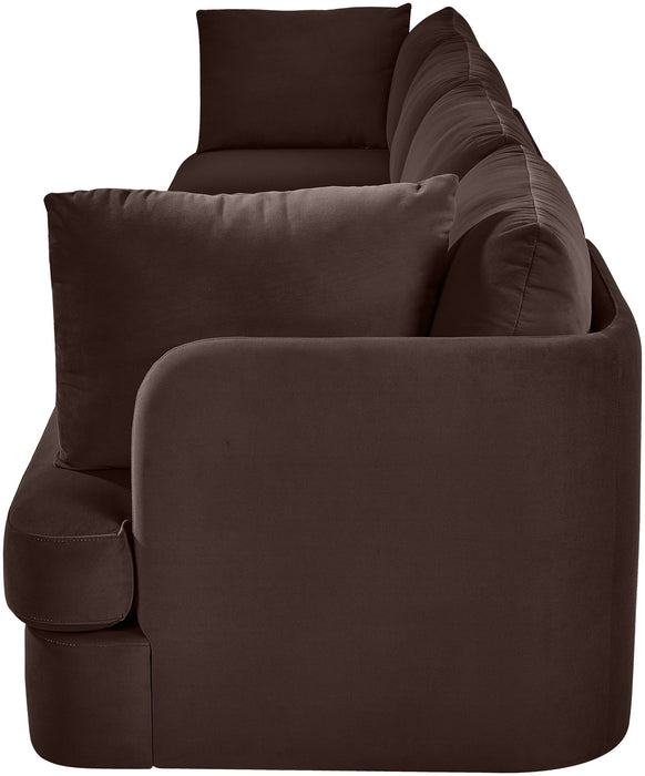 Hammond - Velvet Performance Fabric Upholstered 4 Piece Sofa - Simple Home Plus