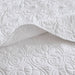 Quebec - Queen Reversible Bedspread Set - White - Simple Home Plus