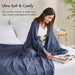 Bamboo Cotton - Full/Queen Rayon From Blanket - Navy - Simple Home Plus