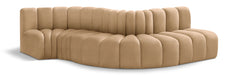 Arc - Velvet 5 Piece Modular Sofa - Simple Home Plus