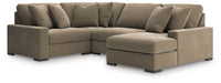 Calden - 4-Piece Sectional With RAF Corner Chaise - Sable - Simple Home Plus