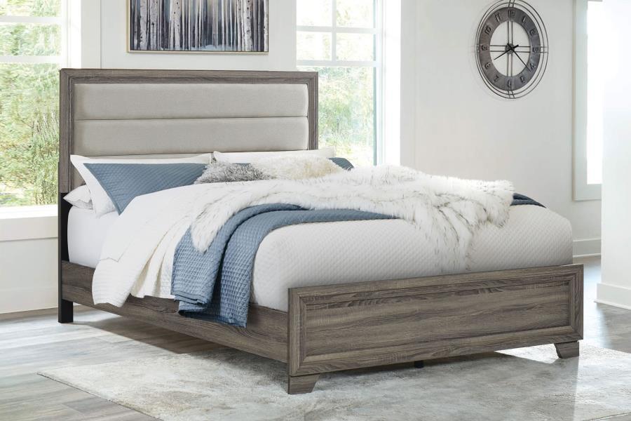 Wright - Upholstered Bed - Simple Home Plus