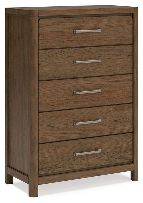 Cabalynn - Light Brown - Five Drawer Chest - Simple Home Plus