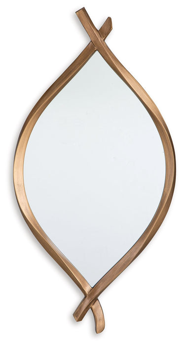 Bartner - Antique Gold Finish - Accent Mirror - Simple Home Plus