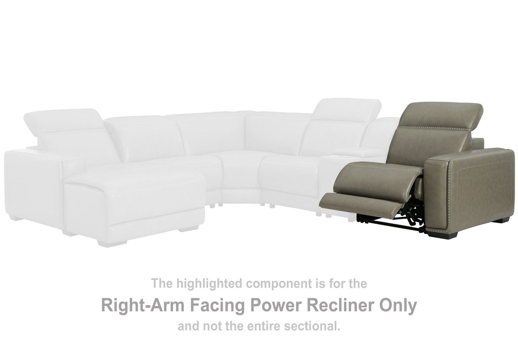 Correze - RAF Zero Wall Power Recliner - Gray - Simple Home Plus