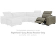 Correze - RAF Zero Wall Power Recliner - Gray - Simple Home Plus