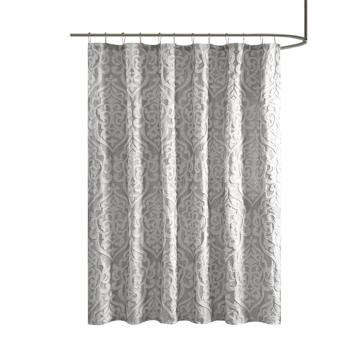 Odette - Shower Curtain - Silver - Simple Home Plus