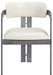Aurum - Vegan Leather Upholstered Dining Chair With Gray Base (Set of 2) - Simple Home Plus