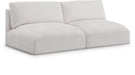 Ease - 2 Seat Modular Armless Sofa - Simple Home Plus