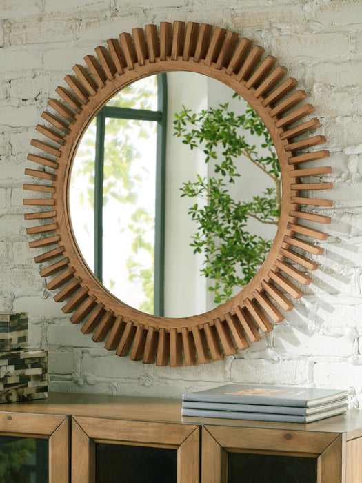 Tedwell - Brown - Accent Mirror - Simple Home Plus