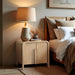 Harmony - Oak Veneer And Solid Wood Night Stand - Simple Home Plus