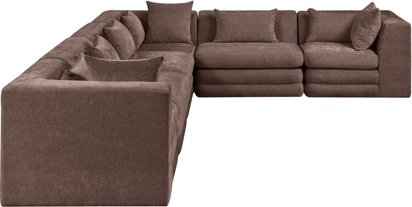 Stellar - 6 Piece Upholstered Modular Sectional - Simple Home Plus