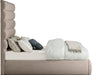 Adam - Linen Fabric Bed With 70.5" Headboard - Simple Home Plus