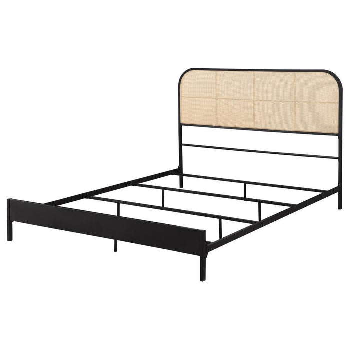 Amherst - Radio Weave Rattan Metal Bed - Simple Home Plus