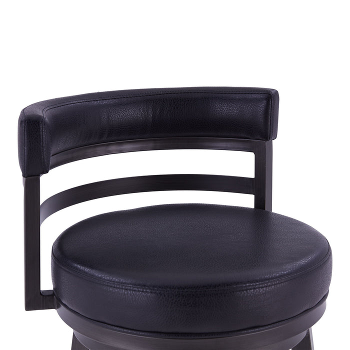 Madrid - Counter Height Swivel Bar Stool - Mineral - Simple Home Plus