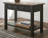 Tyler Creek - Grayish Brown / Black - Sofa Table - Simple Home Plus