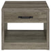 Felix - 1-Drawer Engineered Wood Side End Table - Gray Driftwood - Simple Home Plus