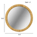 Nova - Natural Rattan Round Wall Mirror - Natural - Simple Home Plus