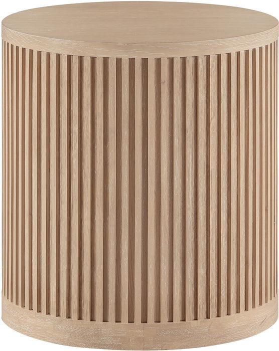 Madera - Oak Veneer And Solid Wood Table - Simple Home Plus