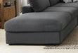 Serene - Square Upholstered Ottoman - Simple Home Plus