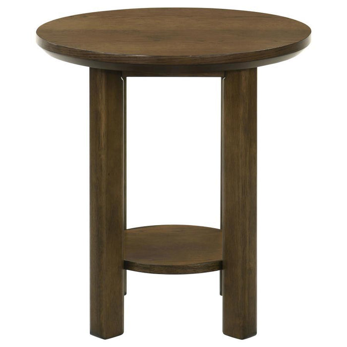 Ottowa - Round Wood Coffee Table Set - Simple Home Plus