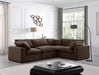 Comfy - 4 Piece Velvet Modular Sectional - Simple Home Plus