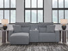 ModMax II - Salt And Pepper - Reclining Sectional - Simple Home Plus