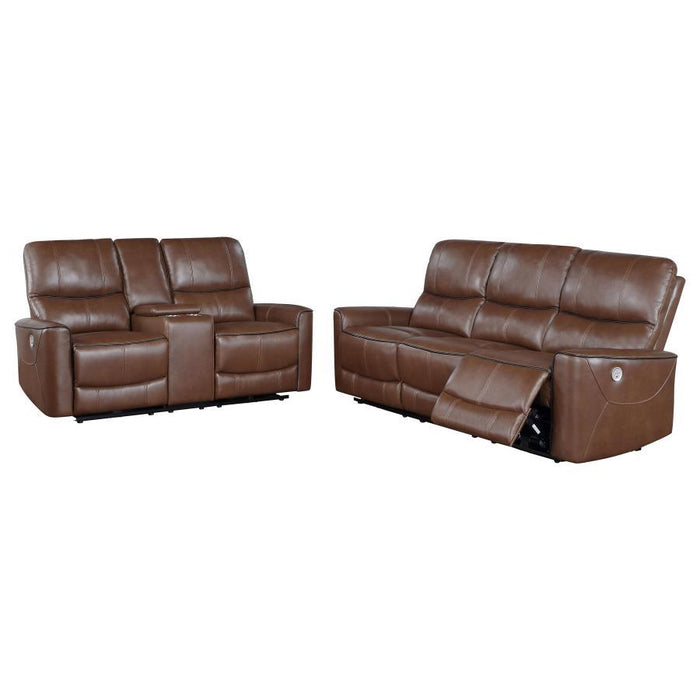 Greenfield - Power Reclining Sofa Set - Simple Home Plus