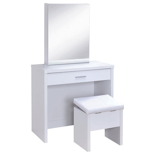 Harvey - 2-piece Vanity Set with Lift-Top Stool - Simple Home Plus